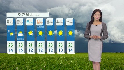 [날씨] 내일 전국 흐리다 차차 개...큰 일교차  / YTN