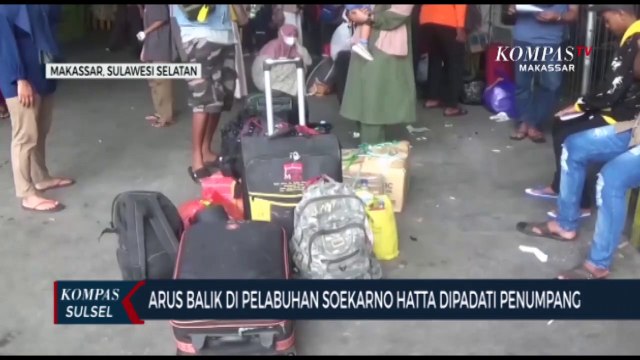 Arus Balik Di Pelabuhan Soekarno Hatta Dipadati Penumpang