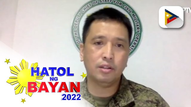 Panayam kay AFP spokesperson Col. Ramon Zagala kaugnay sa patuloy na pagbabantay sa seguridad sa iba’t ibang bahagi ng bansa sa gitna ng bilangan ngayong Halalan 2022