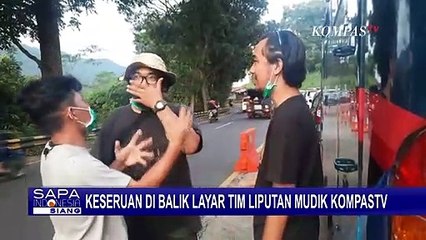 Скачать видео: Suka Duka di Balik Liputan Arus Mudik Tim Kompas TV