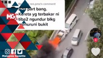 MG Viral : Kereta terbakar mengundur sendiri di Genting Highlands