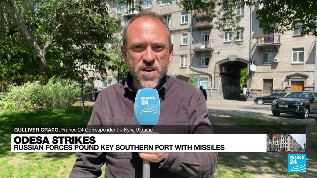 Ukraine's Odesa douses fires after Russian Victory Day strikes