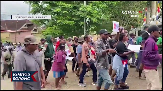 Tak Kunjung Diberikan Jawaban Soal Penolakan Pemekaran DOB Masyarakat Kembali Demo DPRD Sorong