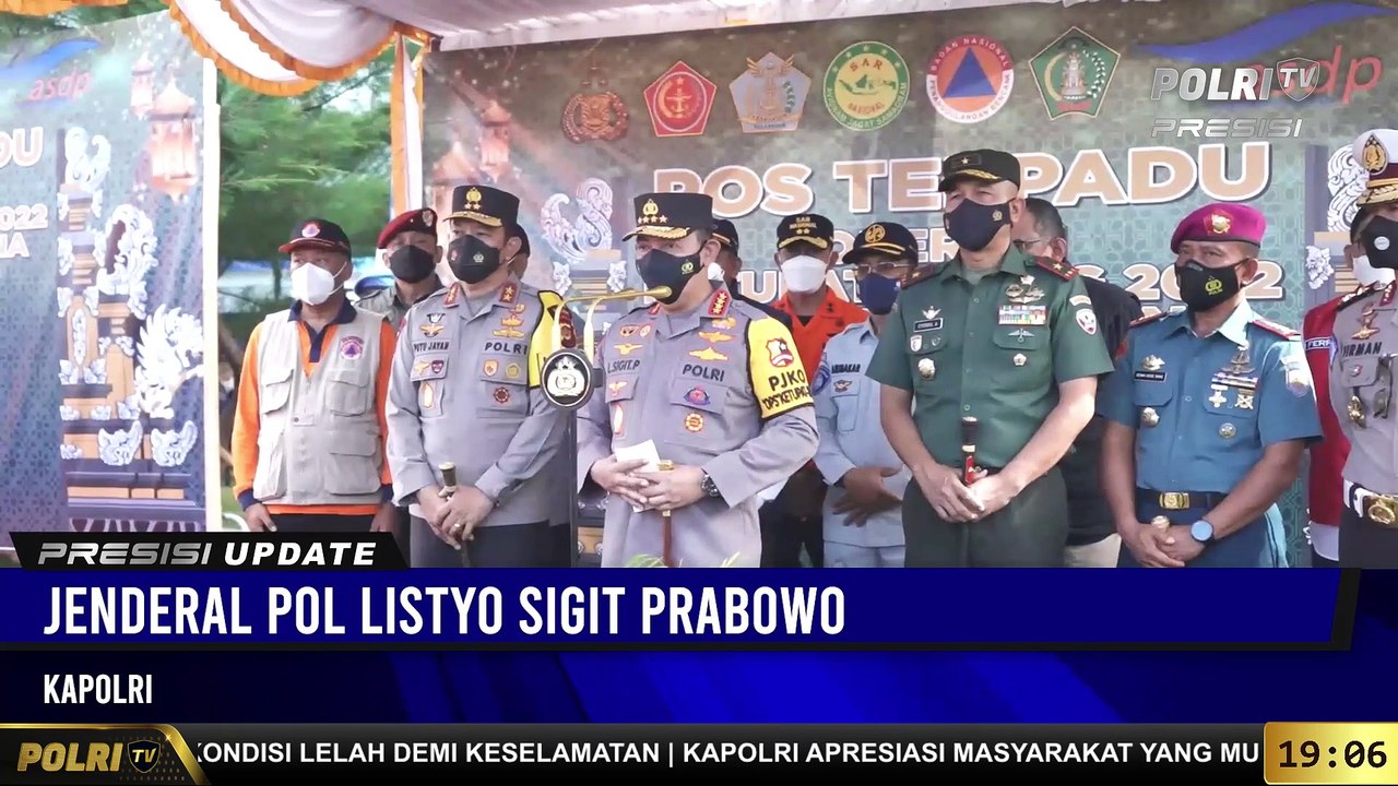 PRESISI Update 19.00 WIB Kapolri Pantau Kesiapan Arus Mudik di Gilimanuk