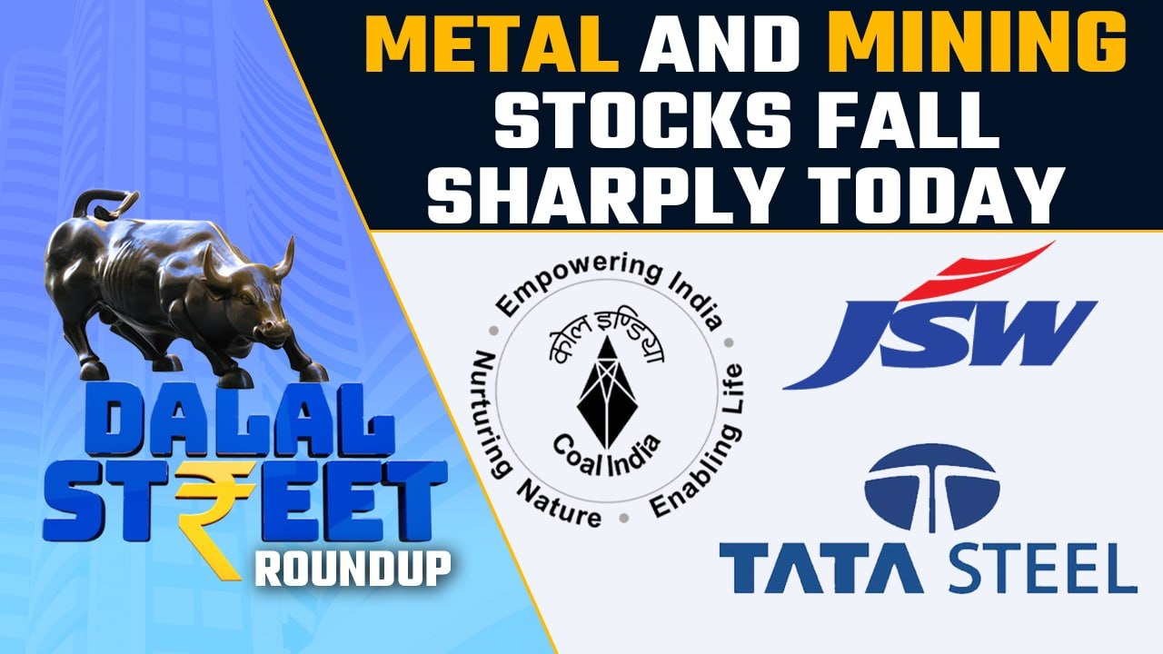 Stock Market: Sensex loses 105 points, Metal and mining stocks fall sharply today | Oneindia News.