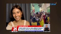 Sanya Lopez, aliw na sinalubong at tinawag na 