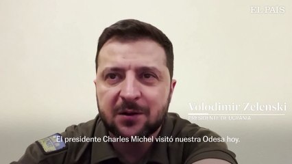 Zelenski: "El puerto de Odesa está bloqueado"