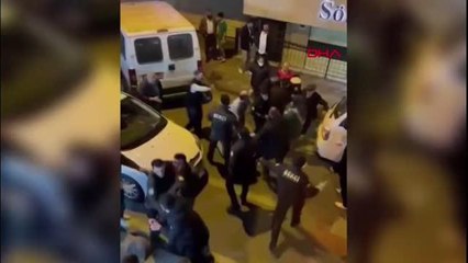 ESENLER'DE BEKÇİLERLE MAHALLELİ ARASINDA KİMLİK SORMA ARBEDESİ