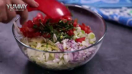 طريقة عمل سلطة فتوش للدايت