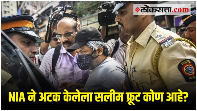 NIA ने ताब्यात घेतलेल्या सलीम फ्रूटचा दाऊदशी काय संबंध?