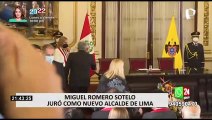 Vacado Jorge Muñoz acudió a juramentación de nuevo alcalde de Lima