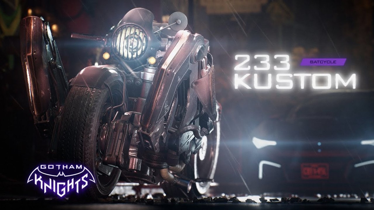 Gotham Knights - 233 Kustom Batcycle - Trailer de la Reserva