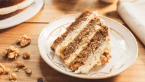 Tarta de zanahoria y crema de queso (carrot cake) - Cocina Fácil