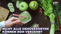 Gesundheitsfalle grüner Smoothie: Nicht alle Gemüsesorten sind als Rohkost geeignet