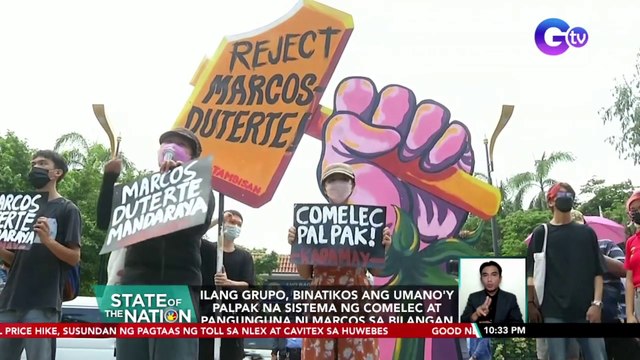 Ilang grupo, binatikos ang umano'y palpak na sistema ng COMELEC at pangunguna ni Marcos sa bilangan | SONA