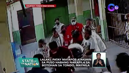 Lalaki, patay matapos atakihin sa puso habang nakapila sa botohan sa Tondo, Maynila | SONA