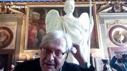 Sgarbi a Firenze: "Guerra? Vantaggi solo per l'industria della ricostruzione"