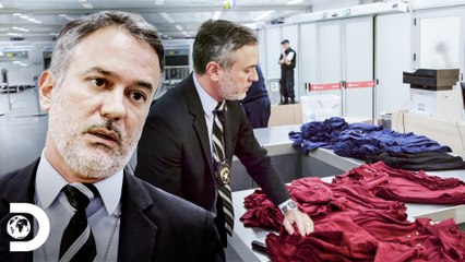 Homem é detido ao levar muitas roupas falsificadas | Aeroporto - Área Restrita | Discovery Brasil
