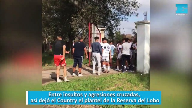 Entre insultos y agresiones cruzadas, así dejó el Country el plantel de la Reserva del Lobo