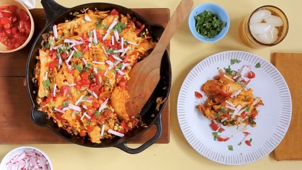 Chicken Enchilada Skillet Casserole Recipe
