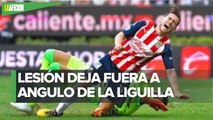Canelo' Angulo se pierde la liguilla tras lesión en el Chivas vs Pumas