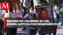 Madres de hijos desaparecidos marchan por la Ciudad de México