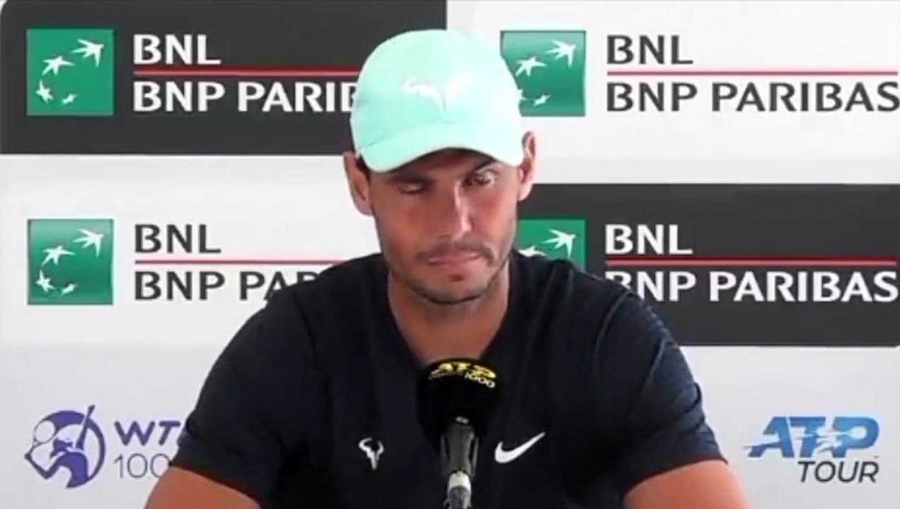 ATP - Rome 2022 - Rafael Nadal : "It's not the same when you're 19 than when you're 36"