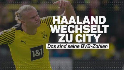 Haaland-Wechsel zu City - Das sind seine BVB-Zahlen