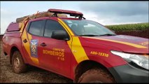 Bombeiros, PM e IML são mobilizados em resgate de cadáver em Santa Tereza do Oeste