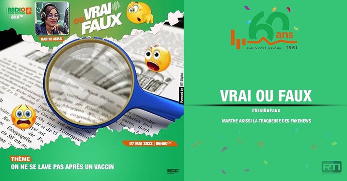 Vrai Ou Faux on ne doit pas se laver après un vaccin par Marthe Akissi