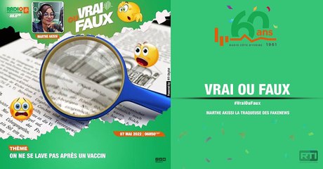 Vrai Ou Faux on ne doit pas se laver après un vaccin par Marthe Akissi