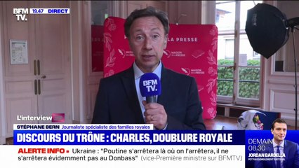 Discours du trône: pour Stéphane Bern, le "problème de mobilité" d'Elizabeth II est "crucial pour aller jusqu'au trône"