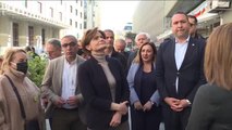 CHP İstanbul İl Başkanı Kaftancıoğlu TMMOB Adalet Nöbeti'ne katıldı
