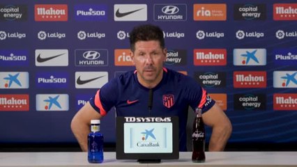 Simeone encara el final de Liga sin mirar al futuro