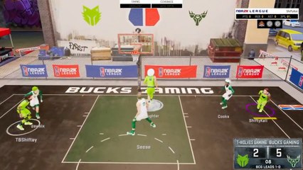 NBA 2K League Bucks Gaming vs T-Wolves Gaming - 3v3