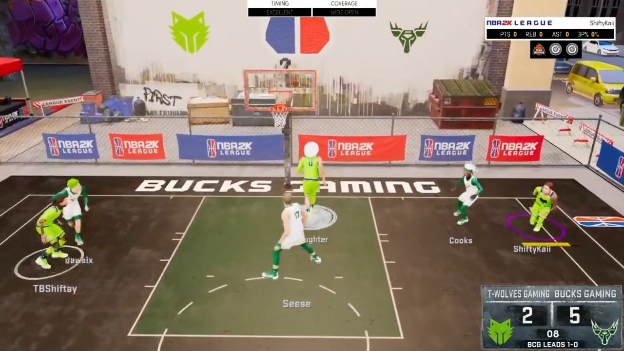 NBA 2K League Bucks Gaming vs T-Wolves Gaming - 3v3