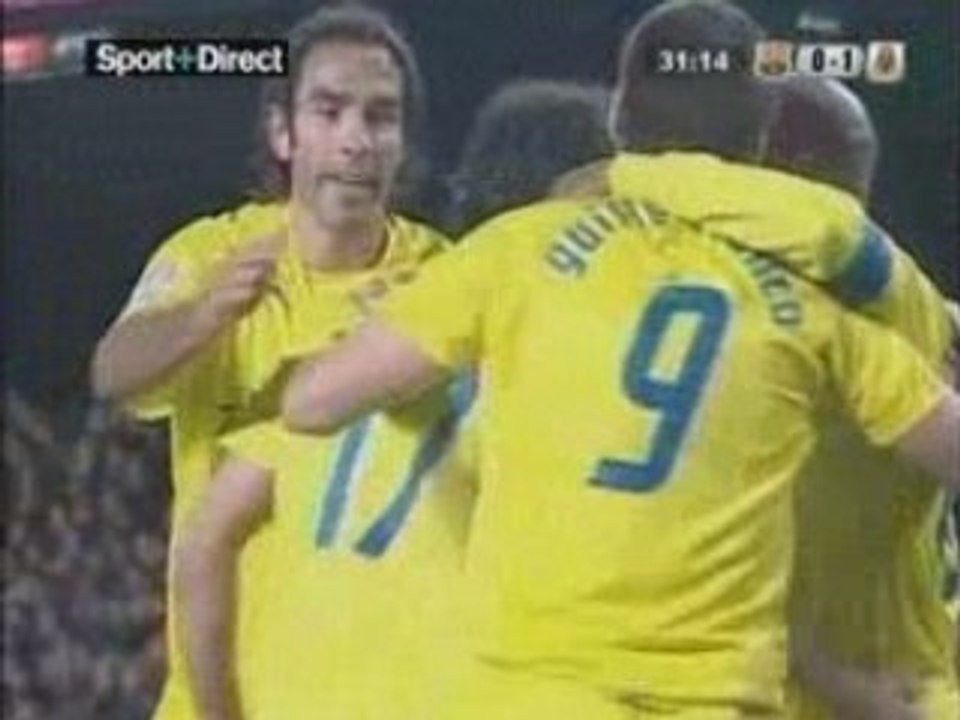 barcelone 1-2 villareal.0-1.Senna