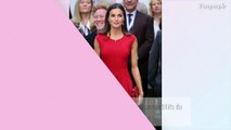 Letizia d'Espagne : Divine en robe rouge, son look détonne