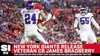 New York Giants Release Veteran CB James Bradberry