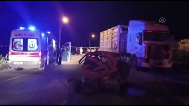 Tırla otomobilin çarpışması sonucu 1 kişi öldü, 1 kişi yaralandı