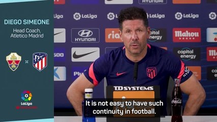 No rest for Simeone despite games landmark