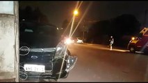 Ford Ka colide com Versa no Bairro São Cristóvão e duas pessoas ficam feridas