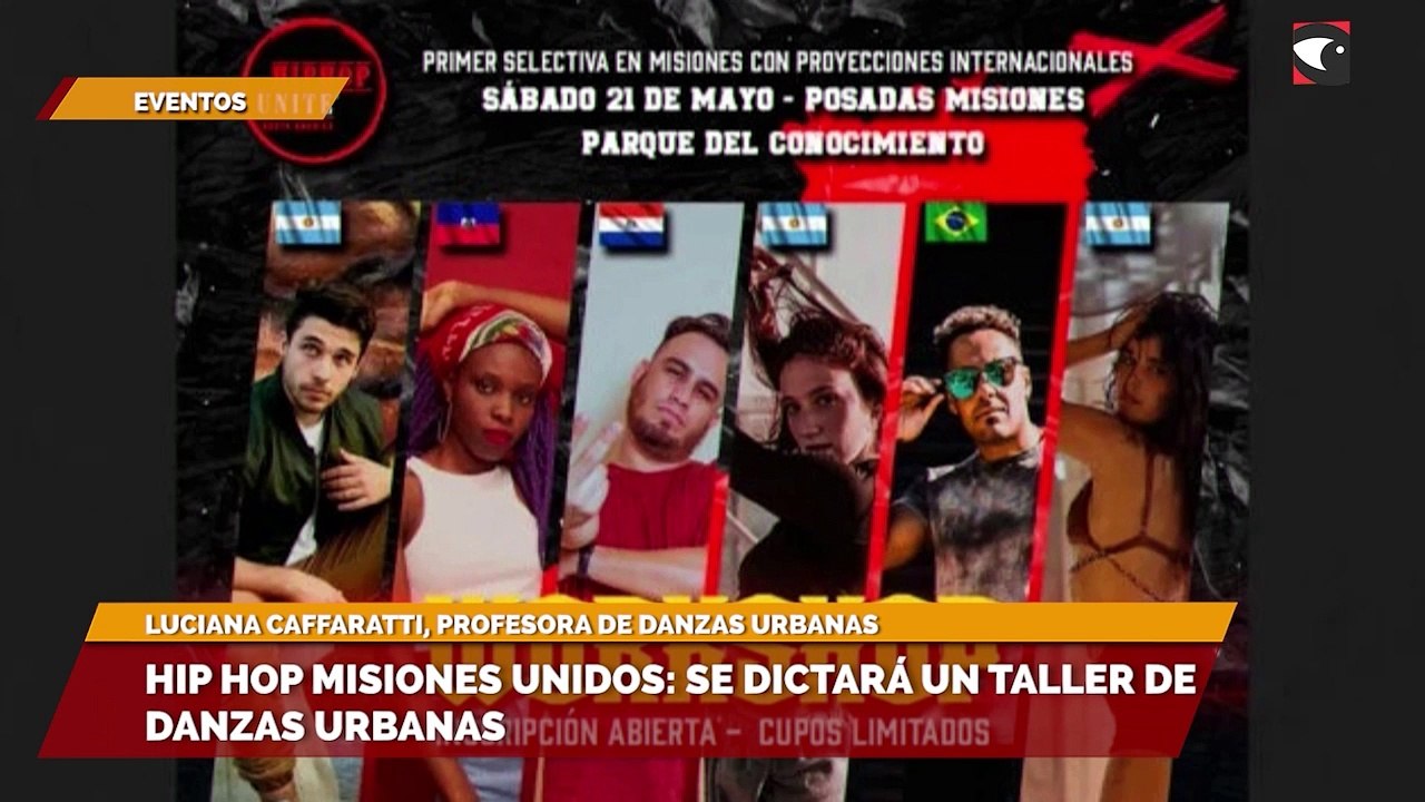 Hip Hop Misiones Unidos- se dictará un taller de danzas urbanas