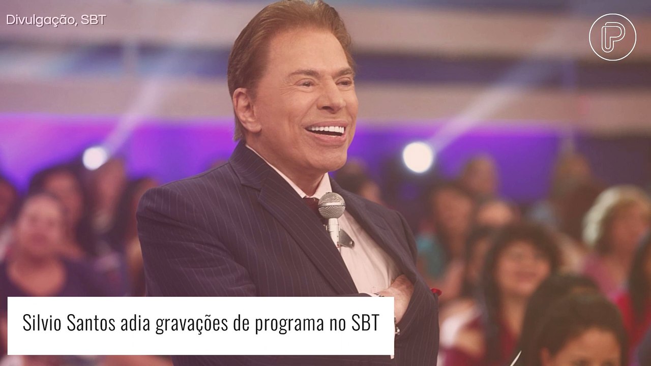 Três semanas após voltar ao SBT, Silvio Santos adia gravações de programa por doença. Entenda!