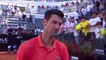Djokovic reacts to win over Karatsev