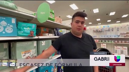 Escasez de fórmula para bebés