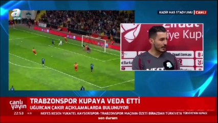 Uğurcan Çakır'dan tribün olaylarını körükleyecek açıklama