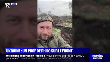 Download Video: Guerre en Ukraine: ce prof de philo donne donne des cours depuis les tranchées