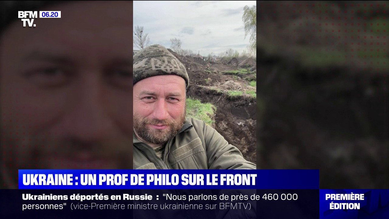 Guerre en Ukraine: ce prof de philo donne donne des cours depuis les tranchées