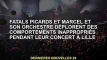 Les Fatals Picards et Marcel et leur orchestre dénoncent des fautes lors d'un concert à Lille